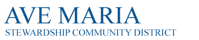 Ave maria Stewardship Community District Logo